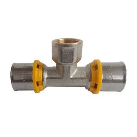 TEE FEMEA GAS 20MM X 1/2