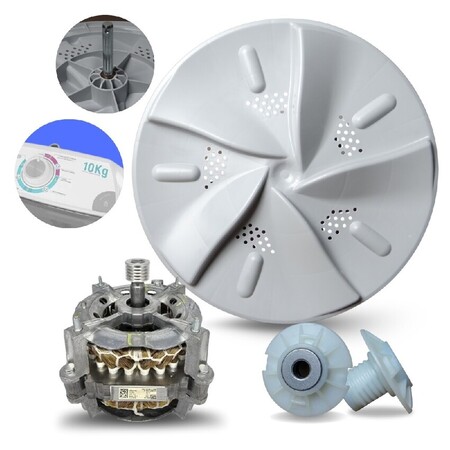 Kit Motor Lavadora semi-automatica Britania 10kg 110volts
