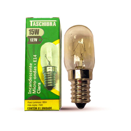 LAMPADA FOGAO/GELAD./MICROONDAS 15W 110V TU-22/E14