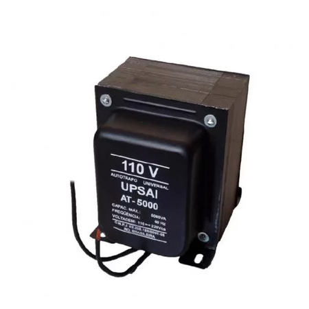 AUTOTRANSFORMADOR BIVOLT 5000VA BORNE