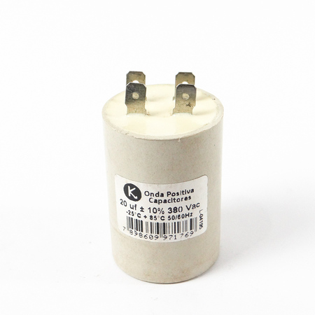 CAPACITOR C/TERM. 20,0UF 380VAC AR COND.