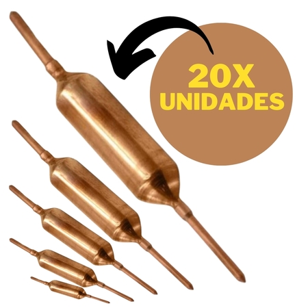 20 peças Filtro Secador 3/4 geladeira com sílica sem rabicho