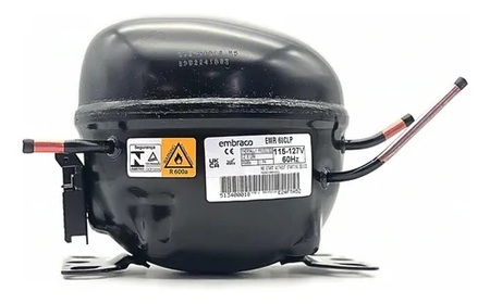 COMPRESSOR 1/6 110V EMR60CLP S/RESF R600A