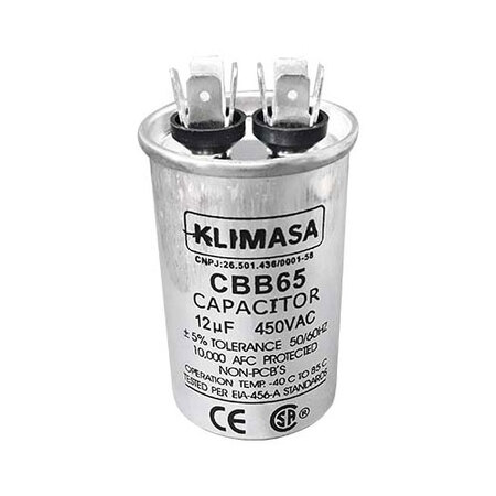 CAPACITOR PERMANENTE CBB65 12UF - 450VAC
