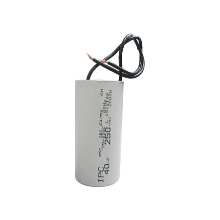 CAPACITOR C/FIO 40,0UF 250VAC