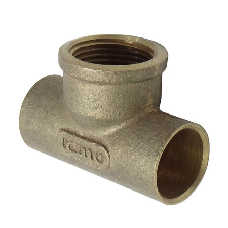 TE LATAO SOLDA B 22MM X 3/4 NPTF X B 22MM