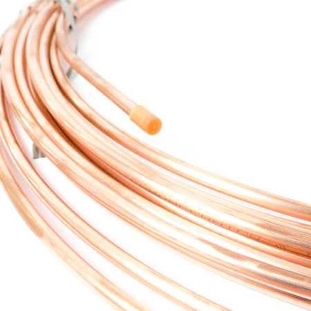 TUBO COBRE 1/4 6,35MM 123G/M - C/15MTS