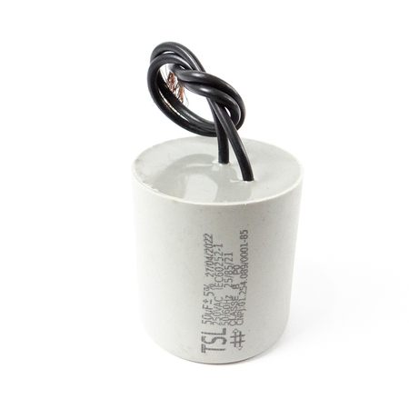 CAPACITOR C/FIO 50,0UF 250VAC TANQUINHO