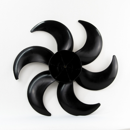 HELICE MONDIAL 40 CM - PRETA 6 PÁS