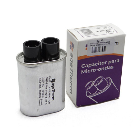 CAPACITOR MICROONDAS 0,80UF "2100V" 2*2P (4,8)