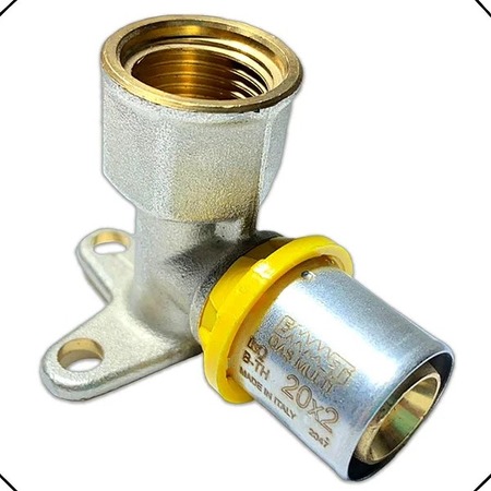 COTOVELO C/FLANGE GAS 20X1/2 PRENSAR