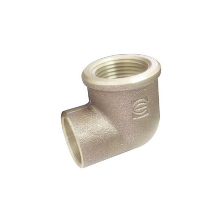 COTOVELO BRONZE FEMEA 22MM X 3/4 NPTF