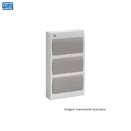 QUADRO DE DISTRIBUIÇÃO WEG PARA 36 DISJUNTORES SOBREPOR FUMÊ