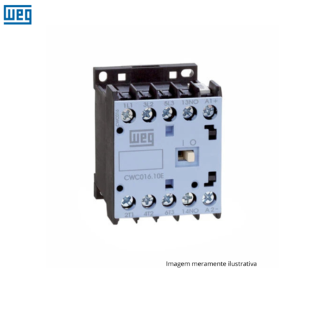 MINICONTATOR WEG CWC016 16A 24V CORRENTE CONTÍNUA