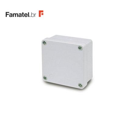 CAIXA CEGA FAMATEL SAMPA 112X112X95MM COM GRAU DE PROTEÇÃO IP55
