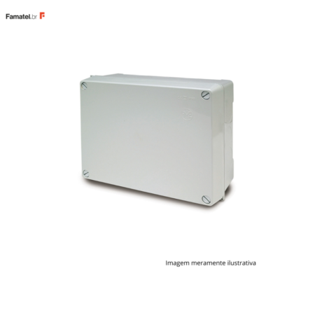 CAIXA DE PASSAGEM FAMATEL 310X240X125MM COM GRAU DE PROTEÇÃO IP55