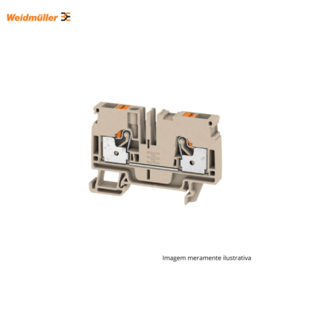 CONECTOR WEIDMULLER SAK 6 MM PARA INSTALAÇÕES ELÉTRICAS