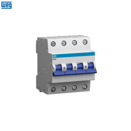 DISJUNTOR WEG MDW TETRAPOLAR 6A CURVA C (4X6 C)
