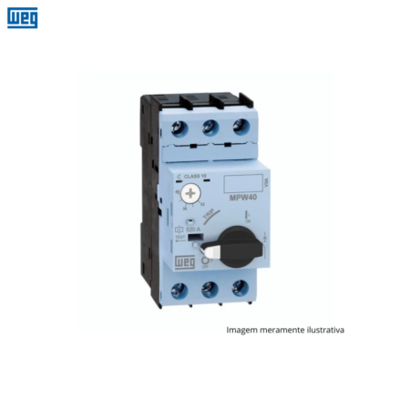 DISJUNTOR MOTOR WEG MPW40  FAIXA DE AJUSTE 32 - 40 A - PROTEÇÃO DE MOTORES TRIFÁSICOS