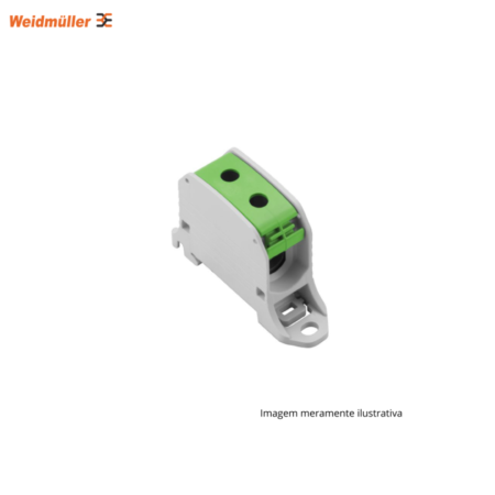 BLOCO DE DISTRIBUIÇÃO WPD 1X50MM VERDE WEIDMULLER