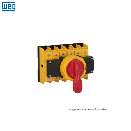 CHAVE SECCIONADORA REVERSORA 125A 3 POLOS WEG MSW BASE