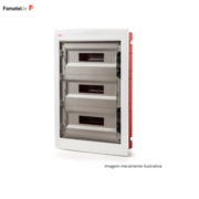 QUADRO DE DISTRIBUIÇÃO DE EMBUTIR FAMATEL NUOVA PARA 54 DISJUNTORES