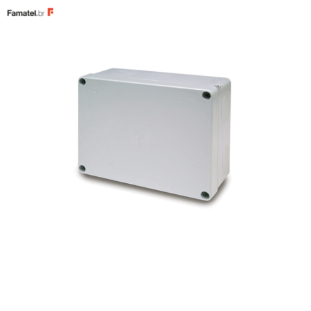 CAIXA DE PASSAGEM FAMATEL 220X170X85MM COM GRAU DE PROTEÇÃO IP55