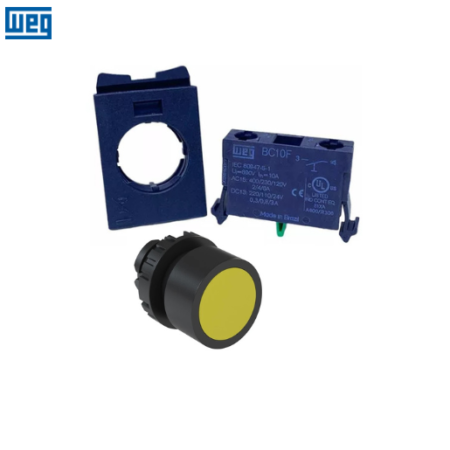 WEG-BLOCO CONTATO 1NA+FLANGE+BOTAO FACEADO AM