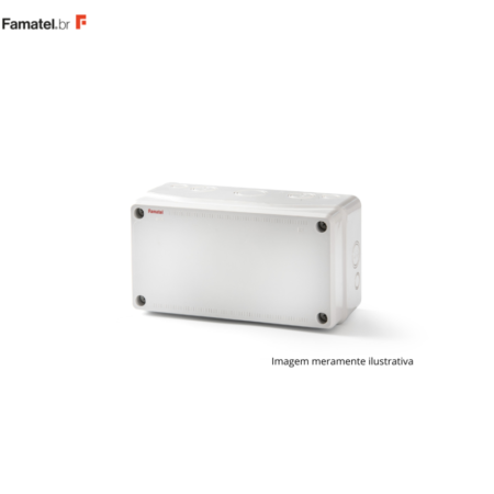 CAIXA DE PASSAGEM CEGA FAMATEL 175X330X135MM COM GRAU DE PROTEÇÃO IP65