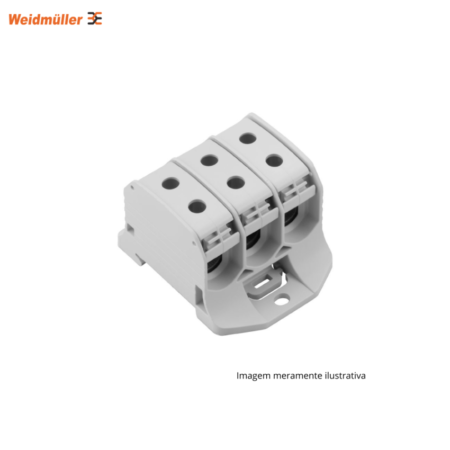 BLOCO DE DISTRIBUIÇÃO WPD 3X50MM CINZA WEIDMULLER