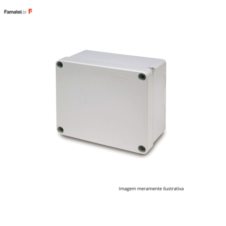 CAIXA DE PASSAGEM FAMATEL 160X135X83MM COM GRAU DE PROTEÇÃO IP55