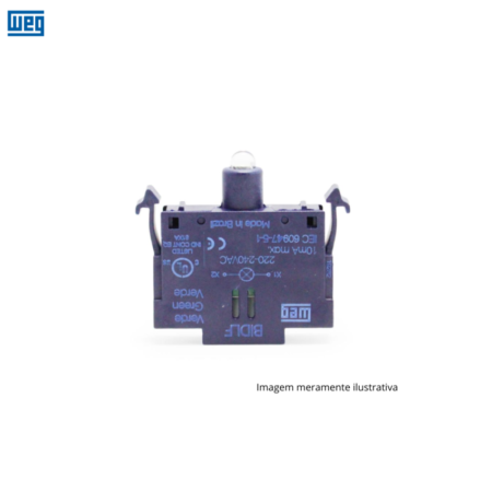 BLOCO DE ILUMINAÇÃO COM LED 220V VERDE WEG CSW