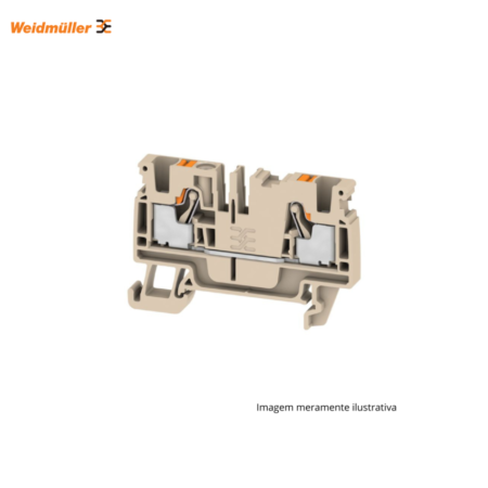 CONECTOR WEIDMULLER SAK 4 MM PARA INSTALAÇÕES ELÉTRICAS