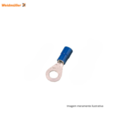 TERMINAL ANEL 2,5MM M8 AZUL WEIDMULLER - PACOTE COM 100 UNIDADES