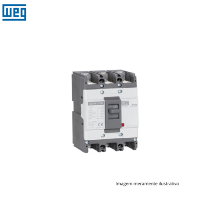 DISJUNTOR TRIPOLAR 100A WEG AGW100 (3X100A)