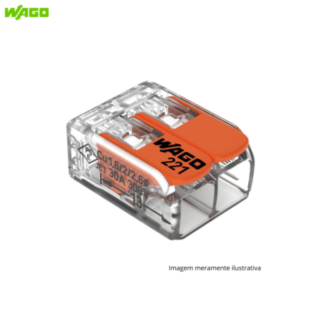 CONECTOR EMENDA 2P 41A WAGO