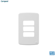 WEG-COMPOSE PLACA 4X2 03 POSTOS