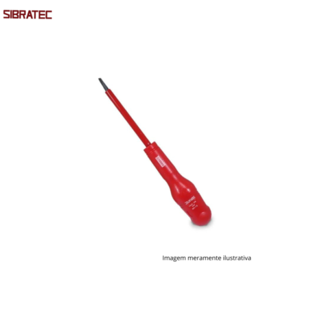 CHAVE DE FENDA SIBRATEC SF5X100 - PONTA RETA 5,0X100MM