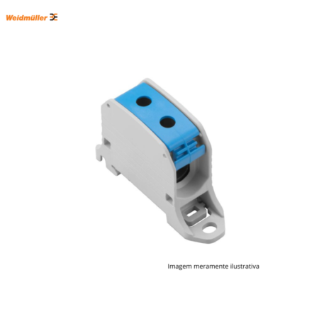 BLOCO DE DISTRIBUIÇÃO WPD 1X50MM AZUL WEIDMULLER