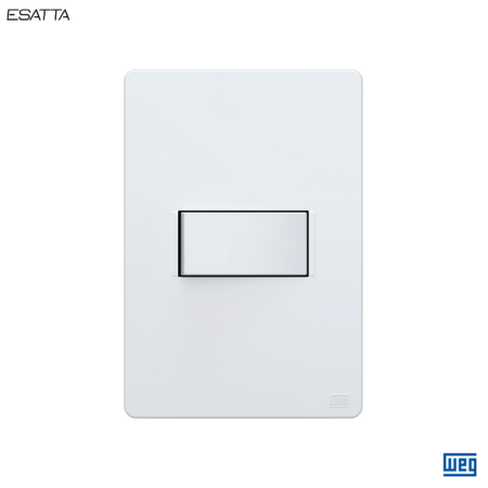 Conjunto Interruptor Simples 10A - Linha Esatta Branco | WEG