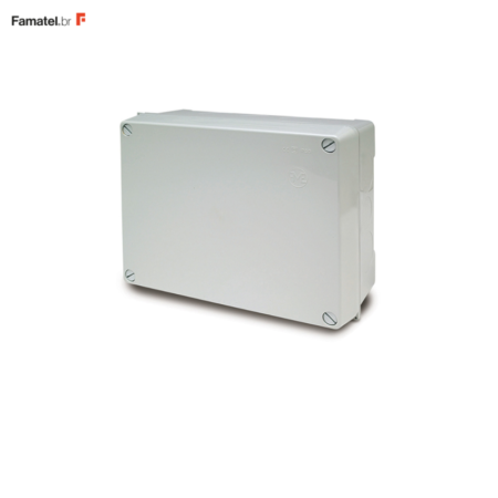 CAIXA DE PASSAGEM FAMATEL 310X240X125MM COM GRAU DE PROTEÇÃO IP55