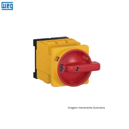 CHAVE SECCIONADORA ROTATIVA 25A 3 POLOS WEG MSW COM CAIXA