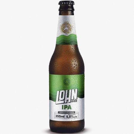 Cerveja Puro Malte Ipa Premium Lohn Bier Garrafa 355ml