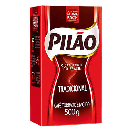 Cafe Torrado e Moido Tradicional a Vacuo Pilao Pacote 500g