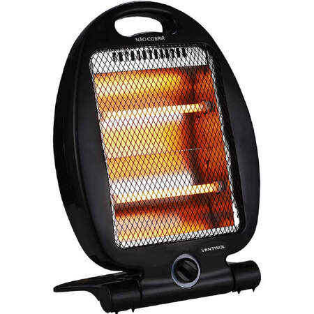 Aquecedor Doméstico Preto Ventisol AQ02-02 220V