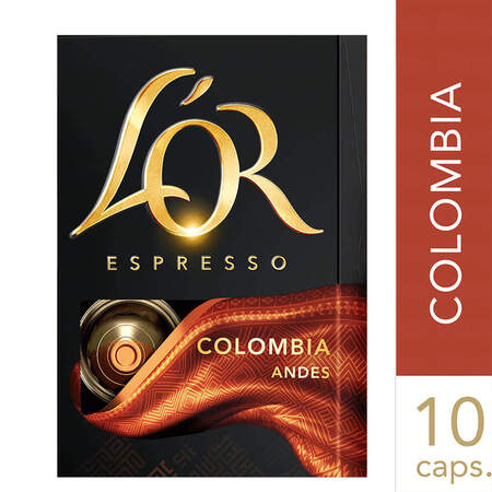 Café em Cápsula Torrado e Moído Espresso Colômbia Lor Origins Collection Caixa 52g 10 Unidades
