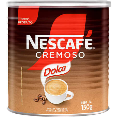 Bebida Pó à Base de Café Cremoso Nescafé Dolca Lata 150g
