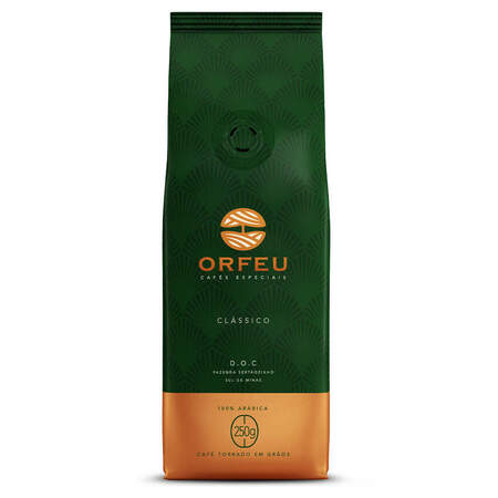 Café Clássico em Grãos Orfeu Pacote 250g