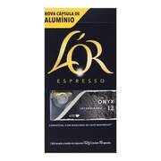 Café em Cápsula Torrado e Moído Espresso Onyx Lor Caixa 52g 10 Unidades