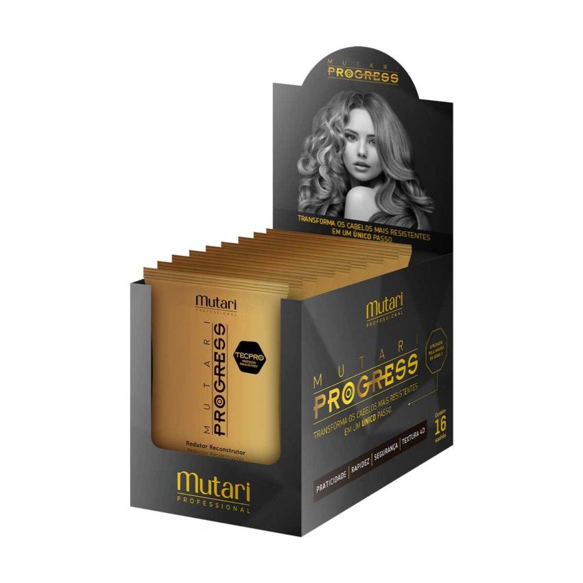 Caixa C 16 Unid Sach Mutari Progress 60g Progressiva Sem Formol